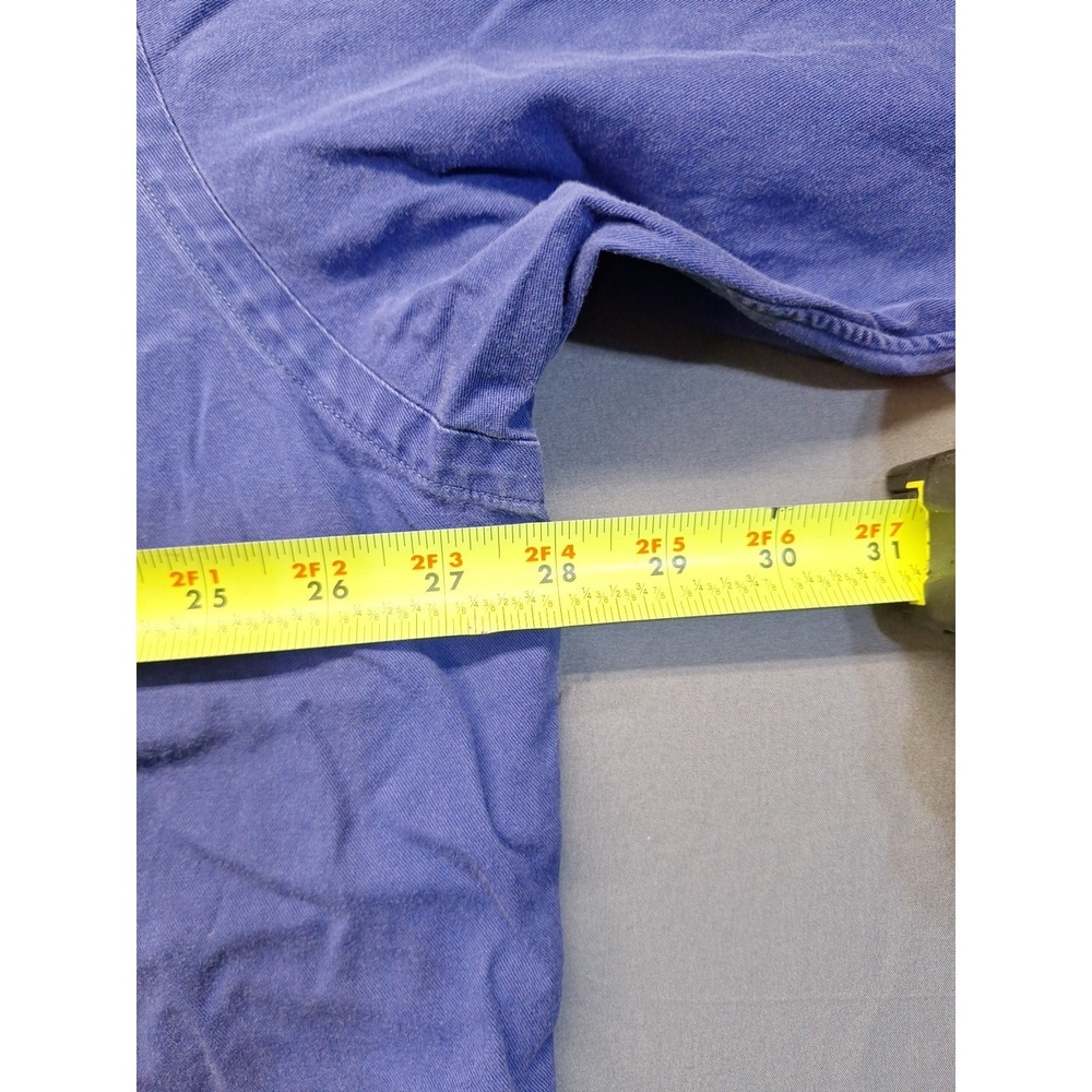 Vintage Polo Ralph Lauren Twill Shirt Mens XL Blue Button Down Cotton Preppy - Picture 6 of 9